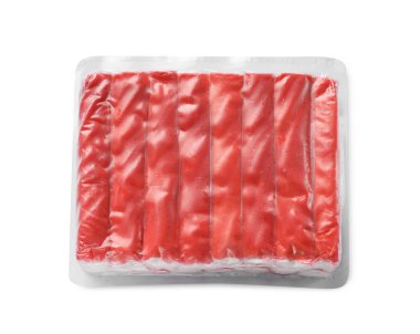 Beyaz manzaralı bir yengeç sürüsü.