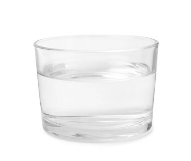 Cam kasedeki sirke beyaza izole edilmiş.