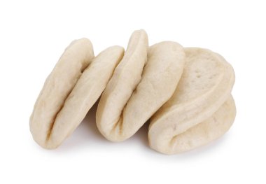 Lezzetli nilüfer yaprağı çörekleri beyaz tenha