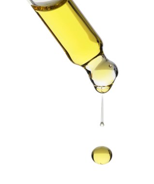 Pipetten damlayan tentür beyaza izole edildi