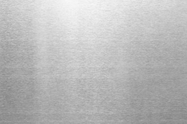 Shiny silver foil as background, top view