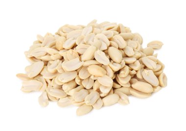 Beyaz kabuklu taze fıstık yığını.