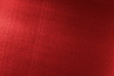 Arka plan olarak güzel kırmızı folyo, üst görünüm