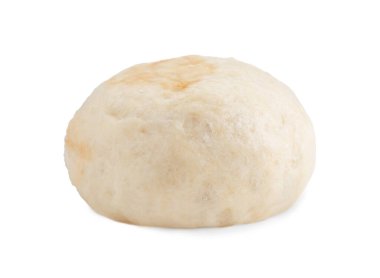 Lezzetli Çin buğulama çörekleri beyazda izole edilmiş.