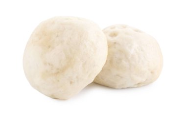 Lezzetli Çin çörekleri, beyazın üstüne izole edilmiş.