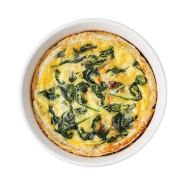 Beyaz manzaralı ıspanaklı lezzetli turta.