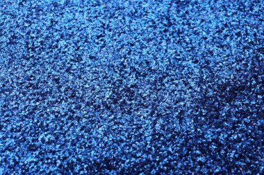 Arka plan olarak güzel parlak mavi parıltı, yakın plan