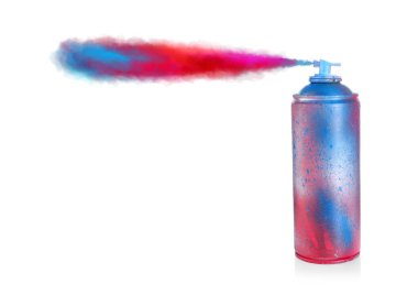 Aerosol beyaza renkli boya püskürtebilir.