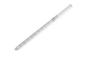 Bir ölçü pipeti beyaza izole edilmiş