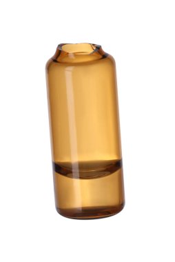 Beyaz üzerine izole sıvı ile açık cam ampul