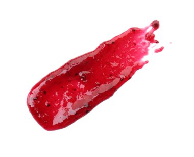 Lezzetli tatlı reçel beyazda izole, üst manzara