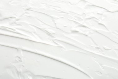 Arka plan olarak yüz bakım kreminin dokusu, üst görünüm