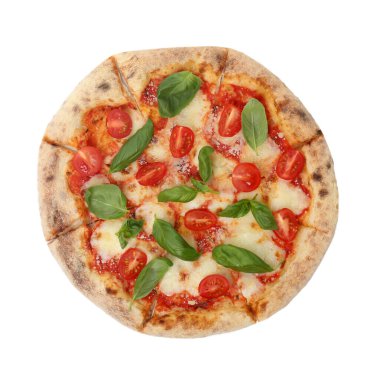 Lezzetli Margherita pizzası.