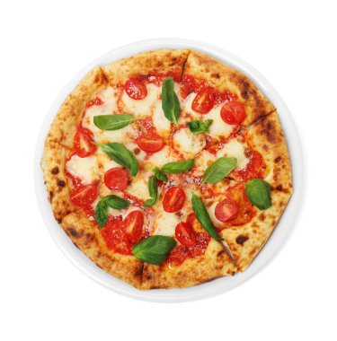Lezzetli Margherita pizzası.