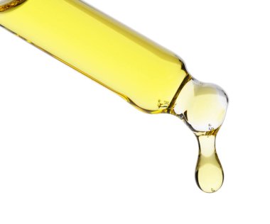 Pipetten damlayan tentür beyaza izole edildi