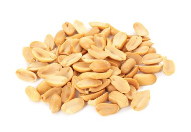 Beyaz kabuklu taze fıstık yığını.