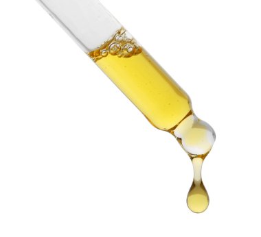 Pipetten damlayan tentür beyaza izole edildi