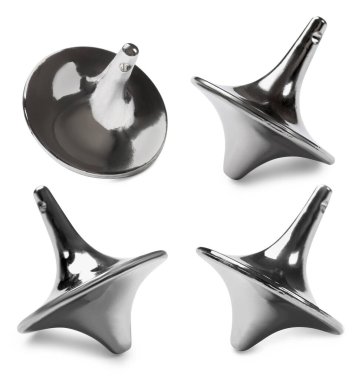 Gümüş kaplama üstü beyaza izole edilmiş, kolaj