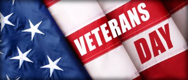 Gaziler Günü kartı. ABD bayrağı ve bayrak tasarımı üzerine sözler