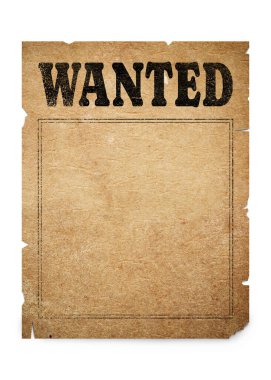 Afiş beyazda izole edilmiş olarak aranıyor. Tasarım için boşluk