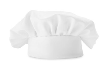 Yeni bir aşçı elbisesi beyaza izole edilmiş.