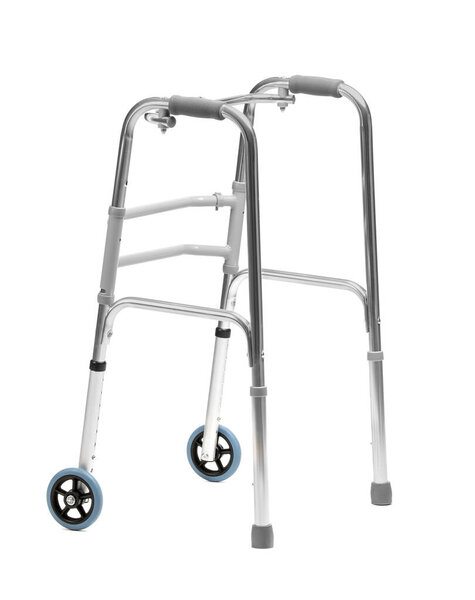 Одна металлическая рамка, изолированная на белом