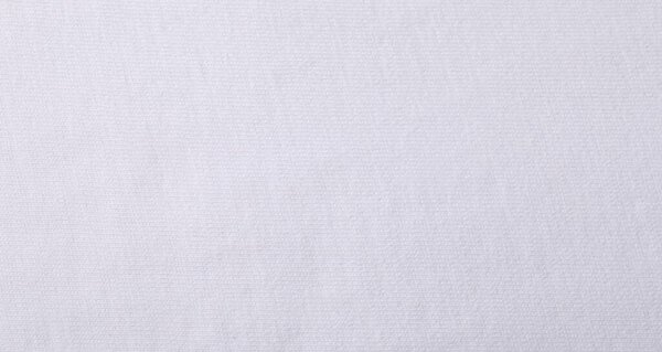 Texture of white fabric as background, top view
