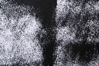 Arkaplan olarak soyut siyah mürekkep resmi, üst görünüm