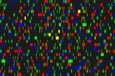 DNA diziliminin görselleştirilmesi. Genetik araştırmaları