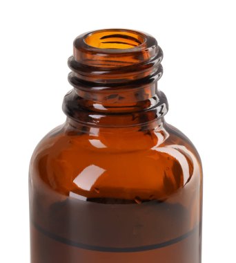 beyaz izole esans şişesi