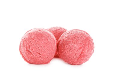 Beyaz üzerine izole edilmiş lezzetli karpuz şerbeti.