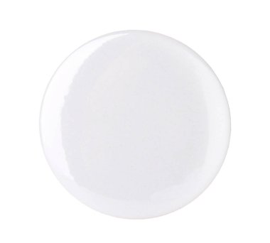 Beyaza izole edilmiş bir rozet. Tasarım için model