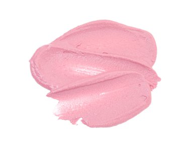 Lezzetli pancar humusu beyaza izole edilmiş, üst manzara