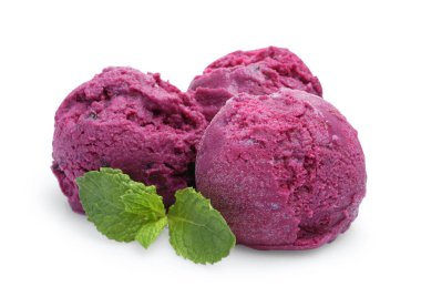 Lezzetli şerbet ve beyaz üzerine izole edilmiş nane şekeri.