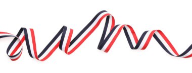 Yemen bayrağının renklerinde şerit beyaz, üst görünümde izole