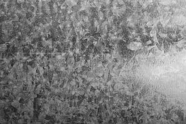 Arka plan olarak parlak gümüş yüzey, üst görünüm