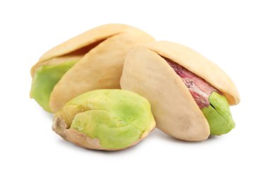 Üç lezzetli fıstıklı fındık.