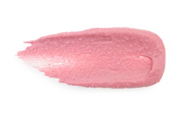 Lezzetli pancar humusu beyaza izole edilmiş, üst manzara