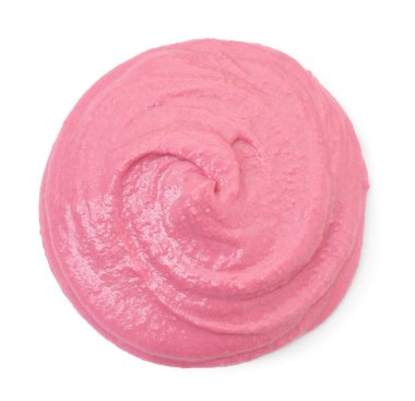 Lezzetli pancar humusu beyaza izole edilmiş, üst manzara