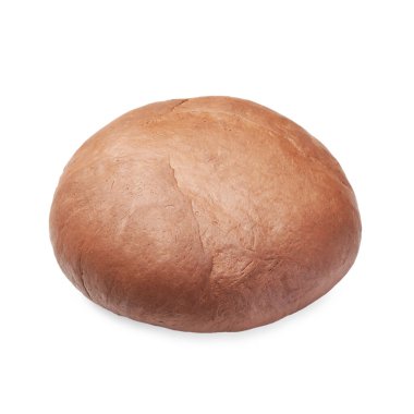 Beyaz üzerine izole edilmiş çikolata hamuru. Kurabiye yapmak