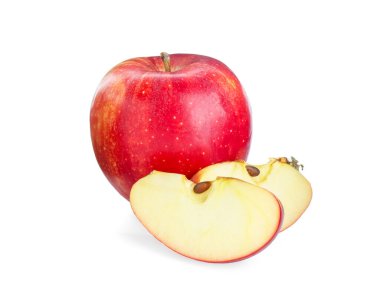 Taze elmaları tamamen beyaza sardım.