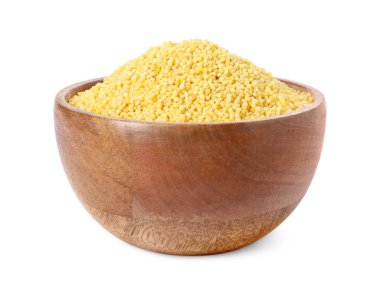 Millet, beyaz kasede inliyor.