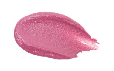 Lezzetli pancar humusu beyaza izole edilmiş, üst manzara