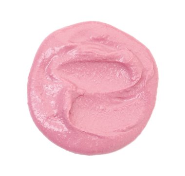 Lezzetli pancar humusu beyaza izole edilmiş, üst manzara