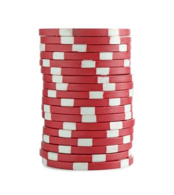 Poker oyunu. Kumarhane çipleri beyaz