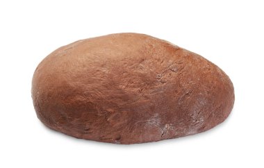 Beyaz üzerine izole edilmiş çikolata hamuru. Kurabiye yapmak