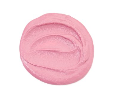 Lezzetli pancar humusu beyaza izole edilmiş, üst manzara