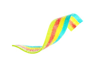 Lezzetli ekşi kemer beyaza izole edilmiş.