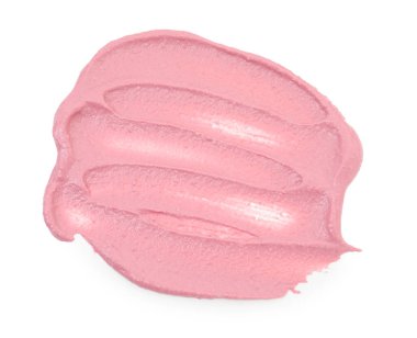 Lezzetli pancar humusu beyaza izole edilmiş, üst manzara