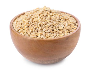 İnci arpa, beyaz kasede inliyor.